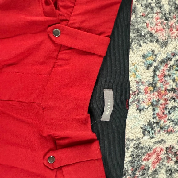 Red Work Pants - Picture 3 of 6